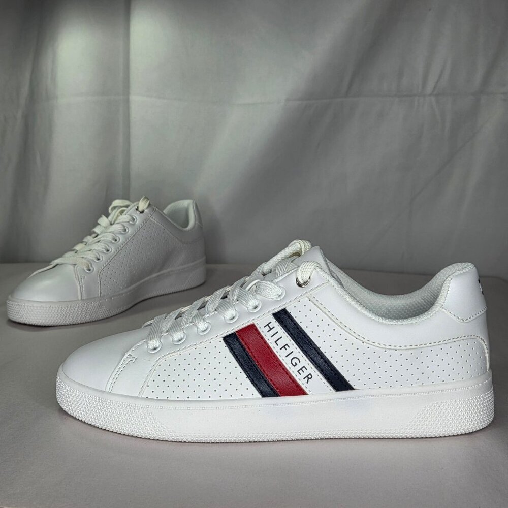 Tommy Hilfiger Jallya Perforated Court Sneakers